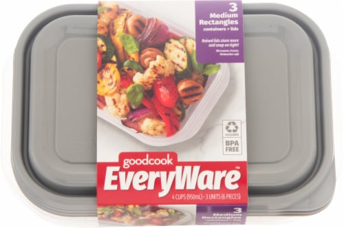 Good Cook Everyware™ Medium Rectangle Containers Perspective: top