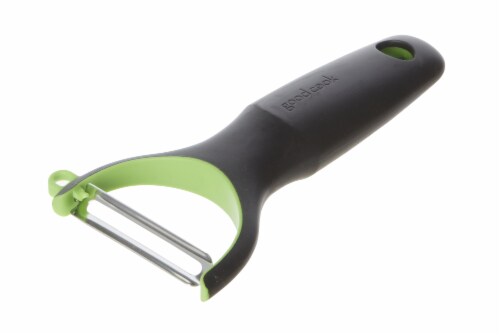 GoodCook® Touch Y-Shaped Julienne Peeler - Black / Red Perspective: top