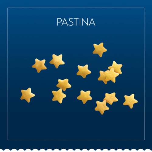 Barilla Blue Box Pastina Non-GMO Project Certified & Kosher Pasta Perspective: top