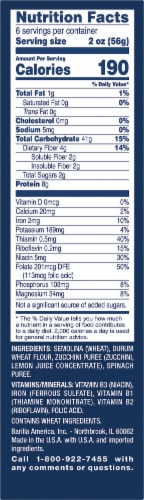 Barilla Veggie Rotini Pasta Perspective: top