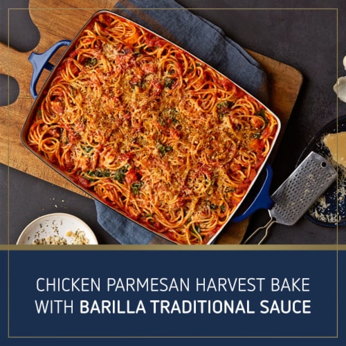 Barilla® Traditional Savory Oregano & Basil Non-GMO & Gluten Free Pasta Sauce Perspective: top