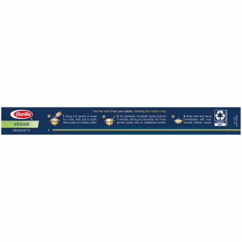 Barilla® Veggie Spaghetti Pasta Perspective: top