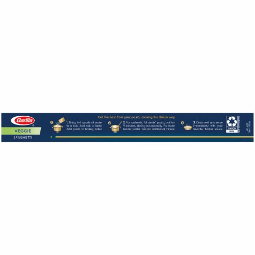 Barilla® Veggie Spaghetti Pasta Perspective: top