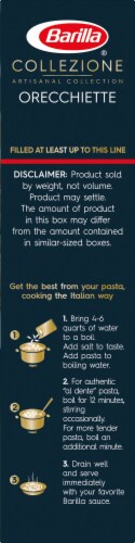 Barilla Collezione Orecchiette Pasta Perspective: top