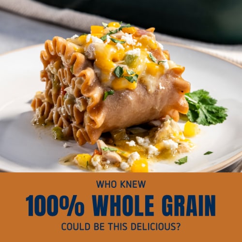 Barilla Whole Grain Lasagne Non-GMO and Kosher Pasta Made With Whole Wheat Perspective: top