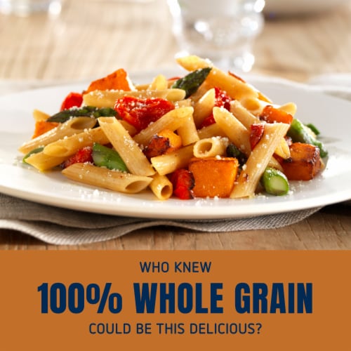 Barilla Whole Grain Penne Non-GMO and Kosher Pasta Made With Whole Wheat Perspective: top