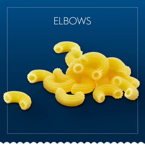 Barilla Blue Box Elbows Macaroni Non-GMO Certified & Kosher Pasta Perspective: top