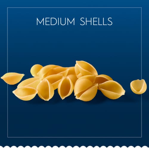 Barilla Medium Pasta Shells, Quality Non-GMO and Kosher Certified Pasta Perspective: top