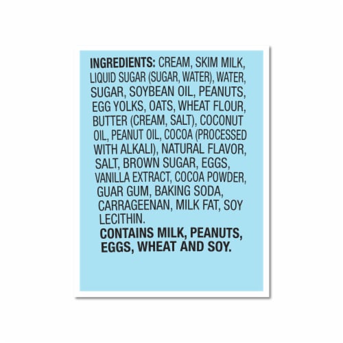 Ben & Jerry's Wake & No Bake Cookie Dough Core Ice Cream Perspective: top