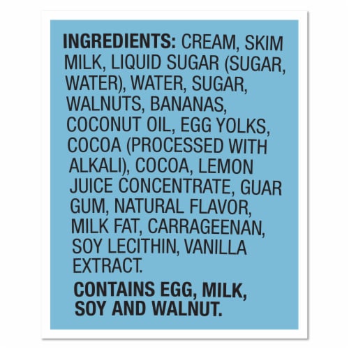 Ben & Jerry's Chunky Monkey® with Fudge and Walnuts and Banana Ice Cream Pint Perspective: top