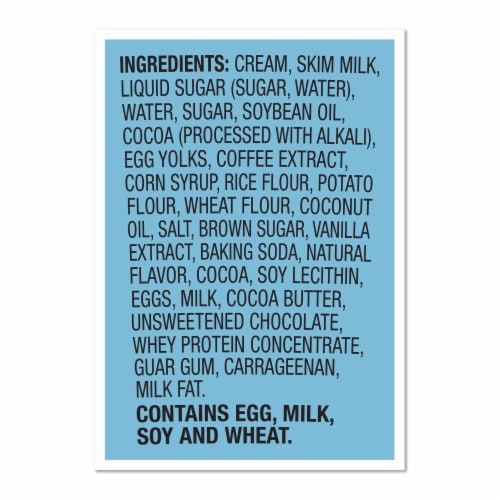 Ben & Jerry's Boom Chocolatta!™ Cookie Core Ice Cream Perspective: top