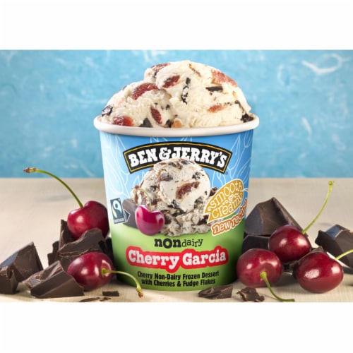 Ben & Jerry's Cherry Garcia Non-Dairy Frozen Dessert Perspective: top