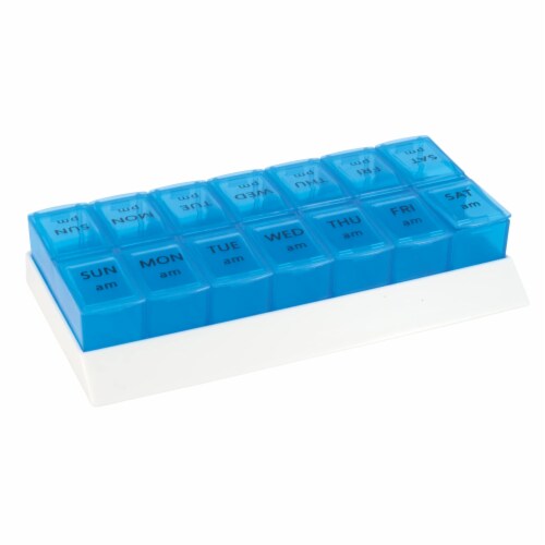 Apex 7-Day AM / PM Pill Daily Tray Perspective: top