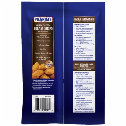 Pilgrim's® Crispy Chicken Breast Strips Perspective: top