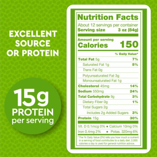 Just Bare Fully Cooked Bnls Sknl Lightly Breaded Chicken Breast Bites Perspective: top