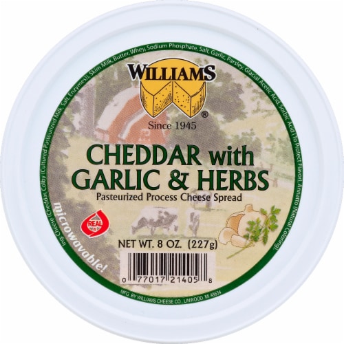 Williams® Garlic & Herb Cheese Spread Perspective: top