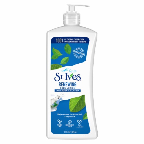 St. Ives Renewing Collagen & Elastin Body Lotion Perspective: top
