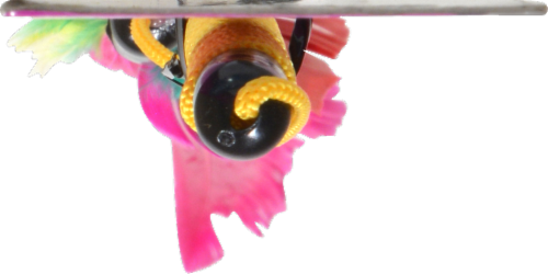 Spot Feather Dangler Cat Toy Perspective: top