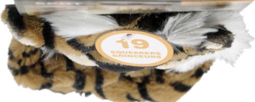 Spot Skinneeez Striped Cat Dog Toy Perspective: top
