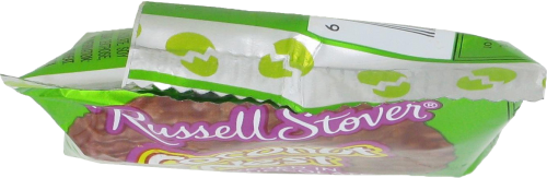 Russell Stover Milk Chocolate Coconut Nest Easter Candy Perspective: top