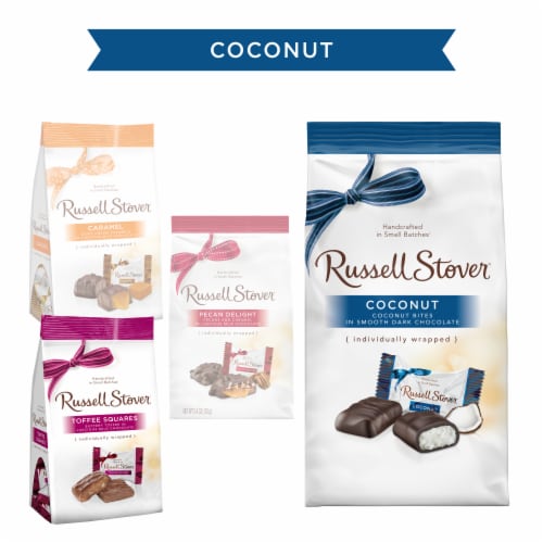 RUSSELL STOVER Dark Chocolate Coconut Bag Perspective: top