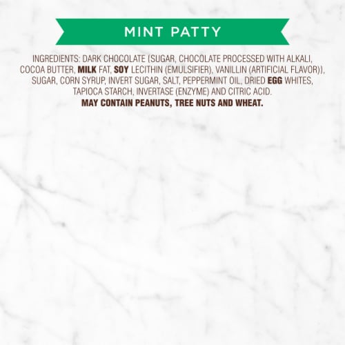 RUSSELL STOVER Dark Chocolate Mint Patty Bag Perspective: top