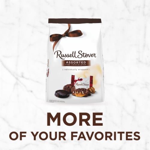RUSSELL STOVER Assorted Milk & Dark Chocolates Bag Perspective: top