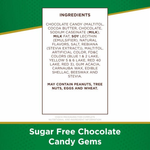 RUSSELL STOVER Sugar Free Chocolate Candy Gems Perspective: top