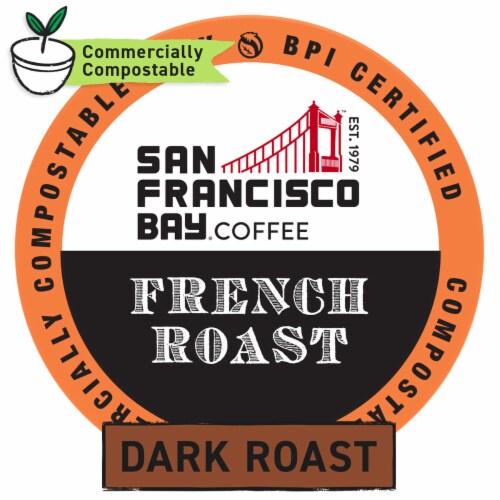San Francisco Bay French Roast K cup Compatible Compostable Coffee Pods 120 Count Harris Teeter