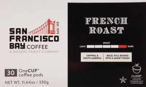 San Francisco Bay French Roast Single Serve Coffee Cups Perspective: top