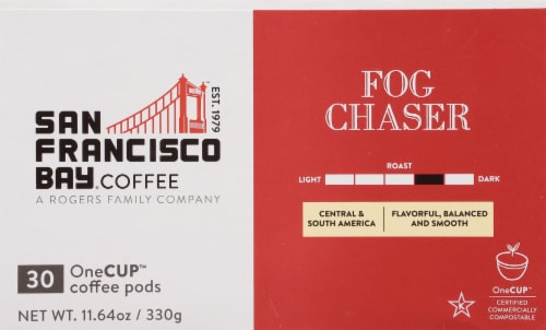 San Francisco Bay® Fog Chaser Coffee Pods Perspective: top