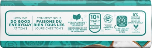 Tom's of Maine Natural Beauty Bar Soap Creamy Coconut With Virgin Coconut Oil Perspective: top