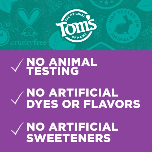 Tom's of Maine Whole Care Natural Toothpaste with Fluoride Wintermint Perspective: top
