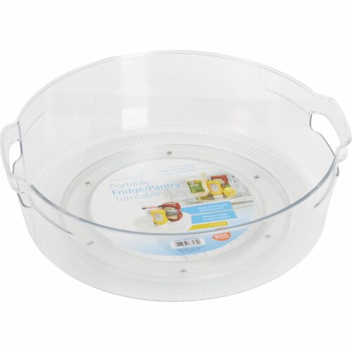 Dial Industries Clear-ly Organized 11.5 In. Dia. Clear Plastic Turntable B665FN Perspective: top