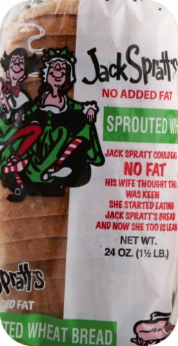 Jack Spratt's Sprouted Wheat Bread Perspective: top