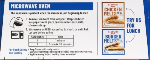 Sandwich Bros. Sausage Egg & Cheese Pita Snack Sandwiches Perspective: top
