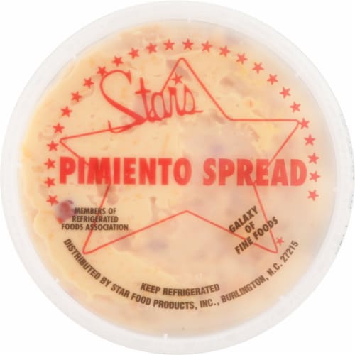 Stars Pimento Cheese Spread Perspective: top