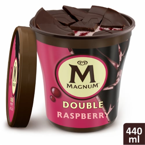 Magnum® Dark Chocolate Raspberry Ice Cream Perspective: top