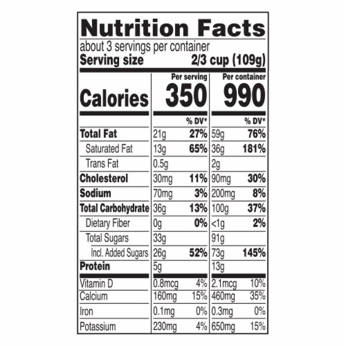 Magnum® White Chocolate Vanilla Ice Cream Perspective: top