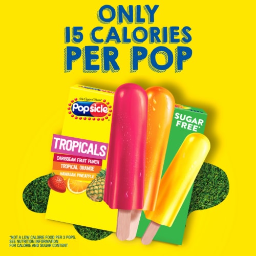 Popsicle Ice Pops Tropicals Perspective: top