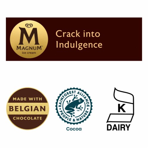 Magnum Mini Dark Chocolate Truffle Ice Cream Bars Perspective: top