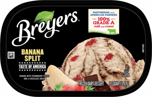 Breyer's Banana Split Ice Cream Perspective: top