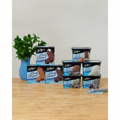 Breyers® Carb Smart™ Vanilla Chocolate and Strawberry Ice Cream Perspective: top