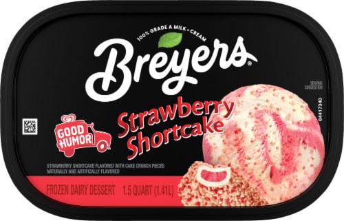 Breyers® Good Humor® Strawberry Shortcake Ice Cream Tub Perspective: top