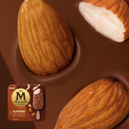 Magnum Almond Ice Cream Bars Perspective: top