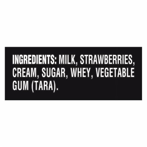 Breyers Natural Strawberry Ice Cream Tub Perspective: top