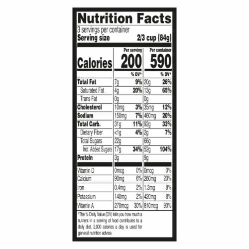 Breyers Cookies & Cream Frozen Dairy Dessert Pint Perspective: top