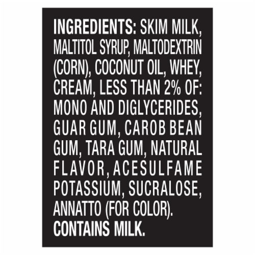 Breyers No Sugar Added Vanilla Frozen Dairy Dessert Tub Perspective: top