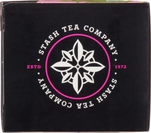Stash Wild Raspberry Hibiscus Herbal Tea Perspective: top
