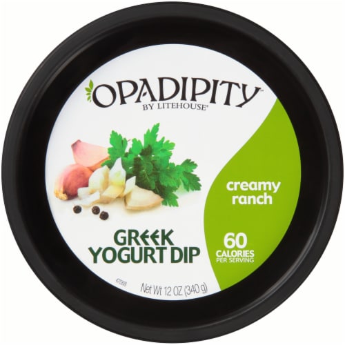 Opadipity by Litehouse Creamy Ranch Greek Yogurt Dip Perspective: top